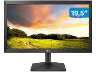 [R$ 411,35 Á Vista + Cliente Ouro + Cupom + Cashback App] Monitor para PC LG 20MK400H-B.AWZ 19,5” LED - N Widescreen HD HDMI 2ms