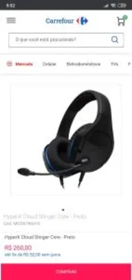 Headset Hyperx Cloud Stinger