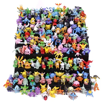 144 mini Pokemons 