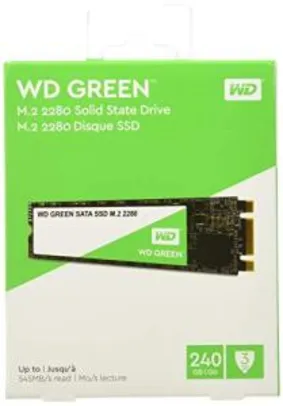 SSD, WD, Armazenamento Interno SSD, 240 GB R$228