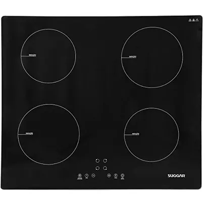 Cooktop de Indução 4 Zonas Preto 220V - SUGGAR - FG0422VC