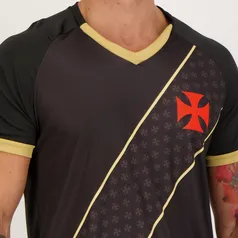 Camisa Vasco Golden Preta e Dourada