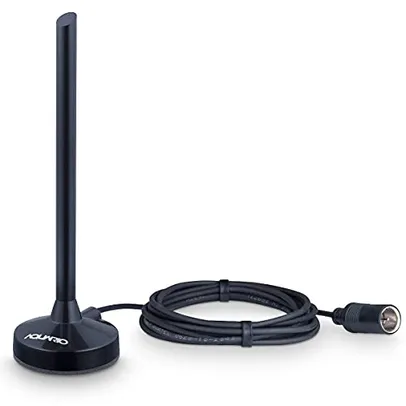 [R$ 19 SUPER] Antena Interna DTV-100P Aquario TV Digital HDTV Preto