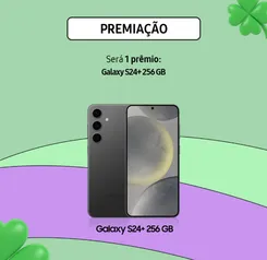 Promoção Sorte na Mão Bilhete Campeão - Sorteio S24 + 256gb 