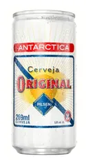 (Meli+/Mercado/Leve 8) Cerveja Original Antarctica Pack 8 Latas De 269ml