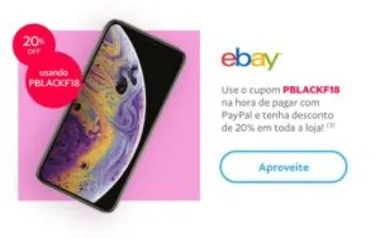 20% OFF  no eBay com paypal só hoje!