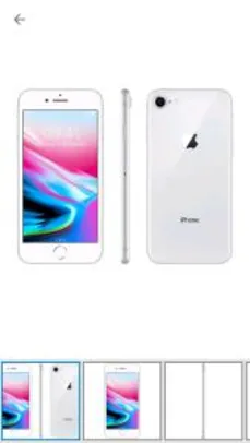 iPhone 8 Apple 64GB Prata - R$2519