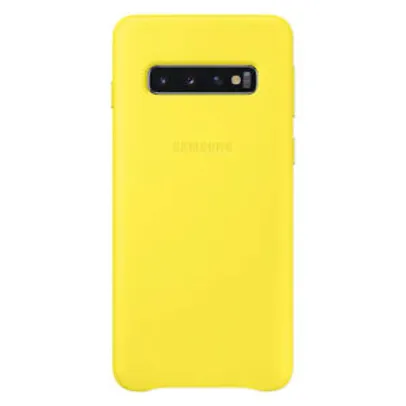 [APP] Samsung Capa de Couro Galaxy S10 (EF-VG973LYEGBR) | R$27