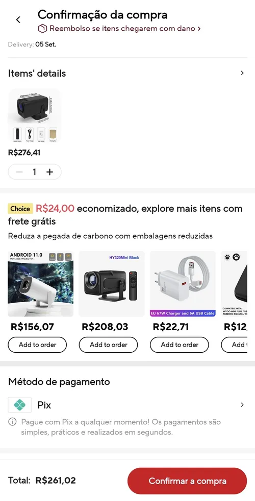 Imagen na descrição da promoção