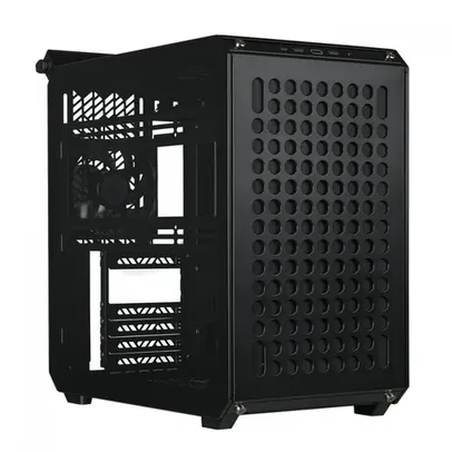 Gabinete Gamer Cooler Master Qube 500 Flatpack Mid-Tower Preto com 1 Fan Q500-KGNN-S00