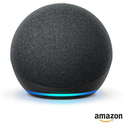Novo Echo Dot (4ª Geração): Smart Speaker com Alexa - Cor Preta | R$379