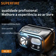 Superfire hl23 LED / Farol de Cabeça