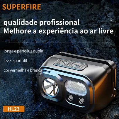 Superfire hl23 LED / Farol de Cabeça