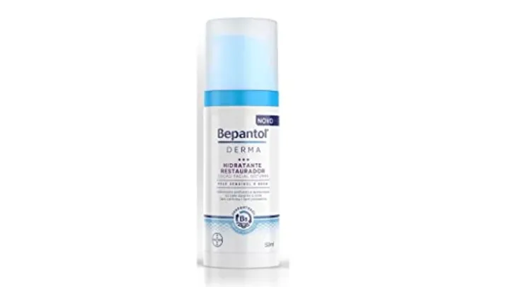 Bepantol Derma Hidratante Facial, Creme Facial, Hidratante Facial Noturno, Loção HIdratante Restauradora 50ml