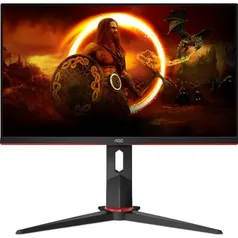 Monitor Gamer AOC Hero 24 165Hz 1ms Ajuste de Altura 24G2S/BK