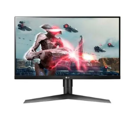 Monitor Gamer LG Ultra Gear 27 Full HD, 144 Hz, 1ms, IPS, HDMI e DisplayPort, sRGB 99%, HDR10, FreeS