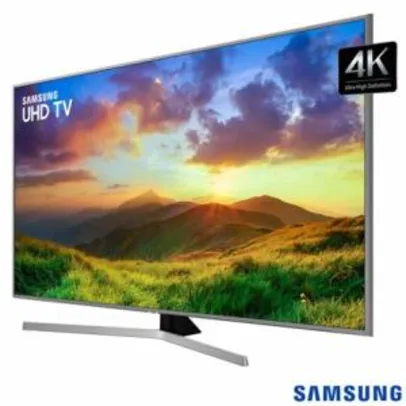 Smart TV 4K Samsung LED 2018 UHD 55”, com Visual Livre de Cabos, Controle Remoto Único, HDR Premium - UN55NU7400 - SGUN55NU74PTA_PRD