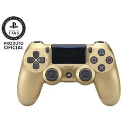 Controle sem Fio Dualshock 4 Sony PS4 - Ouro | R$220