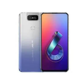 Zenfone 6 Silver Asus, com Tela de 6,4”, 4G, 128 GB e Câmera Flip 48+13MP – ZS630KL | R$2599