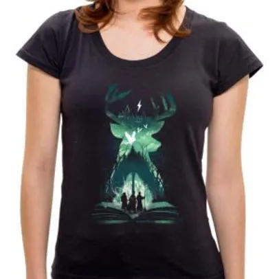 Camiseta Book of Wizardry - Feminina | R$35