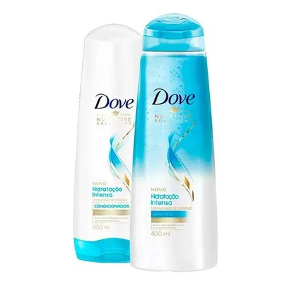 Kit Shampoo Dove Hidratação Intensa 400ml + Condicionador 200ml | R$15