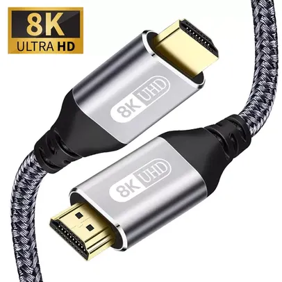 [Choice] Cabo hdmi 2.1 cabo hdmi 8k 60hz 4k 120hz 48gbps 2 metros 