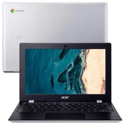 REEMBALADO: Notebook Chrome OS Chromebook Acer Dual Core 4GB 32GB eMMC Tela 11.6 CB311-9H-C4JV