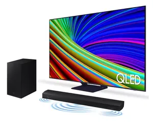 Combo Samsung Smart Tv 55  Qled 4k Q65c + Soundbar Hwb555/zd