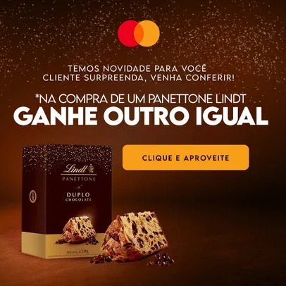 Compre um Panetone Lindt e ganhe outro 