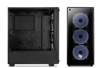 Gabinete Pichau Gaming Kazan Lateral/Frontal Vidro Temp | R$260