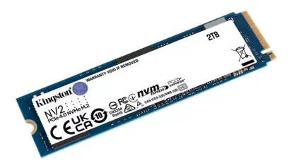 Ssd Kingston Nv2 2TB Velocidade De Leitura Até 3500mb/s E Gravação 2800mb/s