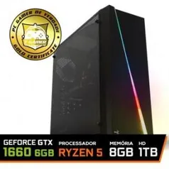 PC GAMER RYZEN 5 2600 / GTX 1660 6GB DUAL FAN / 8GB 3000MHz