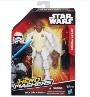 Boneco Hasbro Hero Mashers Star Wars Admiral Akbar | R$44
