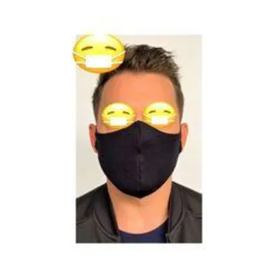 Kit 03 Máscaras de Proteção Facial Dupla Face Lavável | R$2