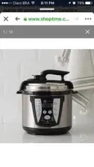 Panela de Pressão Elétrica 4L Inox 220V Fun Kitchen com 2 anos de Garantia - R$220