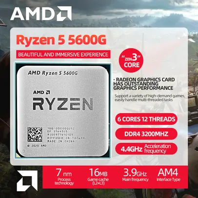 Processador Ryzen 5 5600G NOVO!