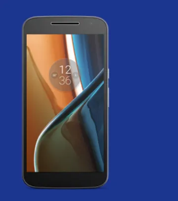 [CARTÃO SUBMARINO] Smartphone Moto G 4 Dual Chip Android 6.0 Tela 5.5'' 16GB Câmera 13MP - Preto