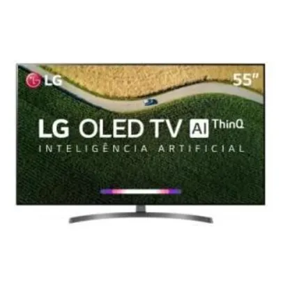 Smart TV OLED 55" LG ThinQ AI 4K 55B9 | R$5.399