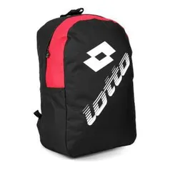 Mochila Lotto Basic - Preto e Vermelho - R$34,90