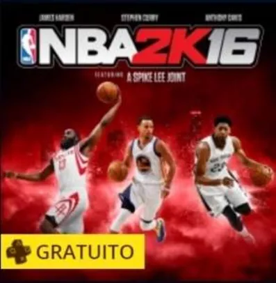[PSN Store] Jogo NBA 2k16 Completo (PS4) - GRÁTIS para assinantes da PSN PLUS!