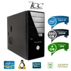 Computador Desktop ICC IV2541S Intel Core I5 3,20GHZ 4gb HD 500gb HDMI - R$944