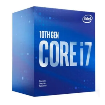 Processador Intel Core i7-10700F 16MB 2.9GHz - 4.8Ghz LGA 1200 - R$2249