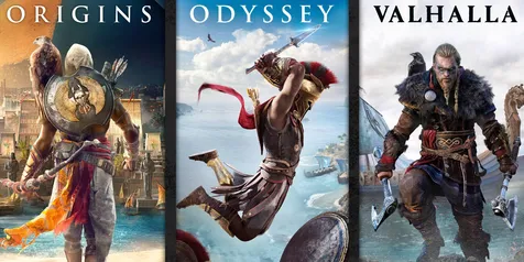 Assassin's Creed Odyssey (Ultimate) + AC Origins (Base) + AC Valhalla (Base) - PC 