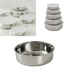 Conjunto de Potes Inox 5 Peças - La Cuisine - R$ 50