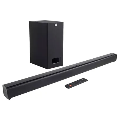 Soundbar JBL Cinema SB130, Bluetooth, 55W RMS, Subwoofer com Fio, 2.0 Canais  - JBLSB130BLKBR