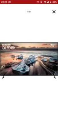 Smart TV Qled 8k 75" Samsung QN75Q900RBGXZD Direct Full Array - R$30.000