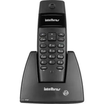 [SouBarato]Telefone sem Fio TS40 Preto DECT 6.0 Digital Intelbrás R$44,33