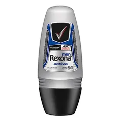 [SUPER R$5,38]Desodorante Antitranspirante REXONA Masculino Rollon ACTIVE DRY 50ml