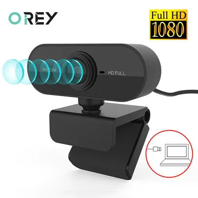 Webcam 1080p FULL HD Orey | R$73