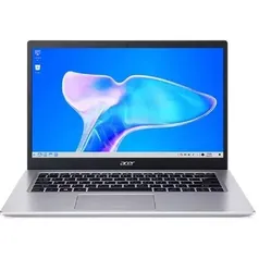 Notebook Acer A514-54-324N Core I3 1115G4 4GB 256 GBSSD Linux Gutta W11 14" - Prata